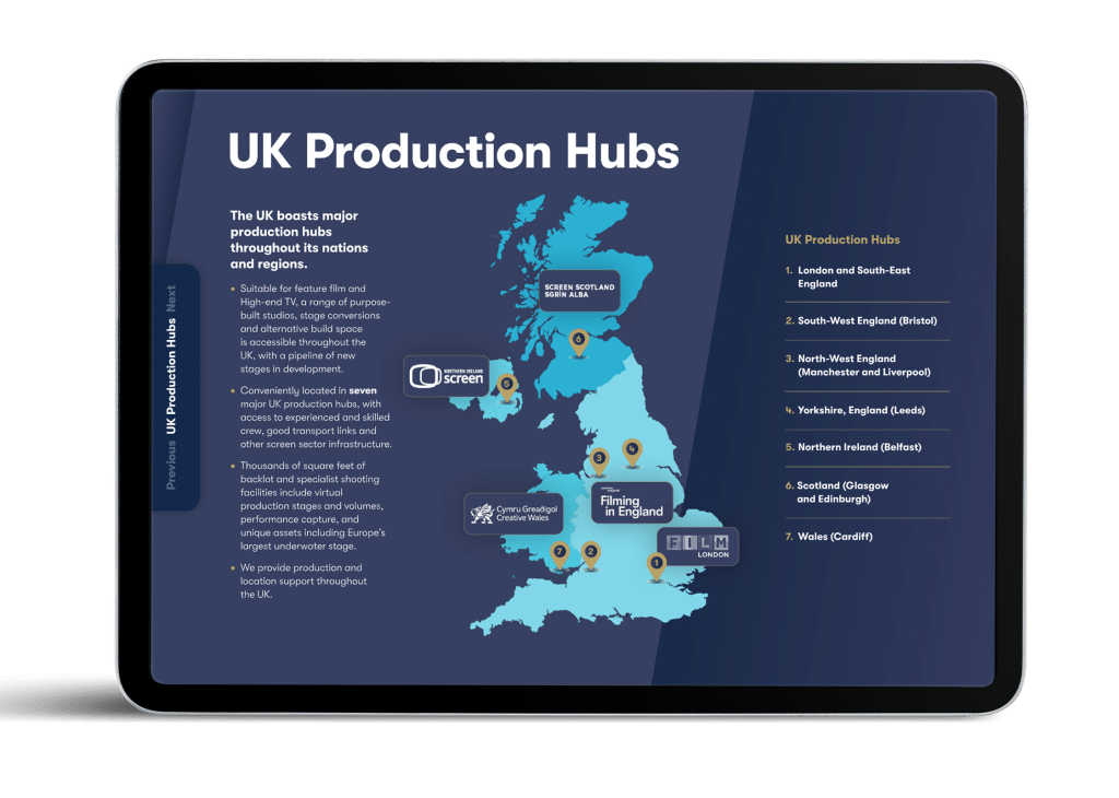 Interactive brochures design example