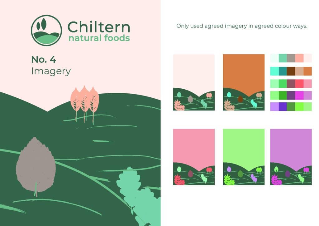 Brand guidelines design example