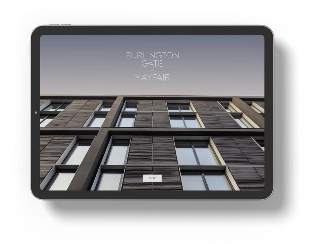 Interactive brochures design example