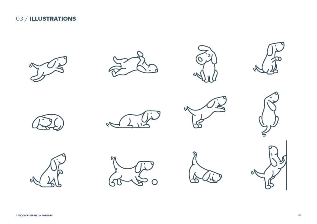 Brand guidelines design example