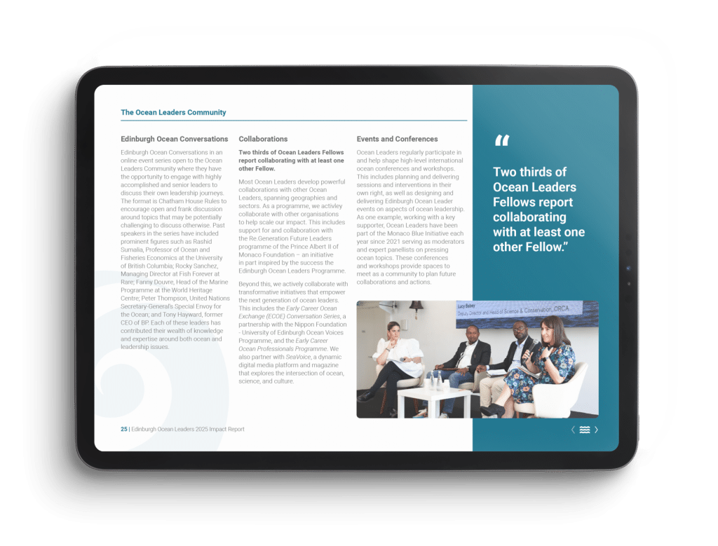 Impact Reports design example