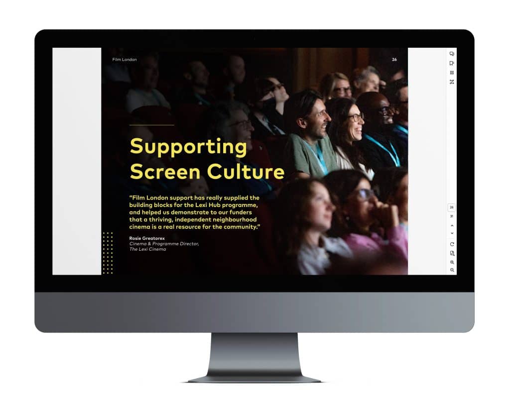 Interactive brochures design example