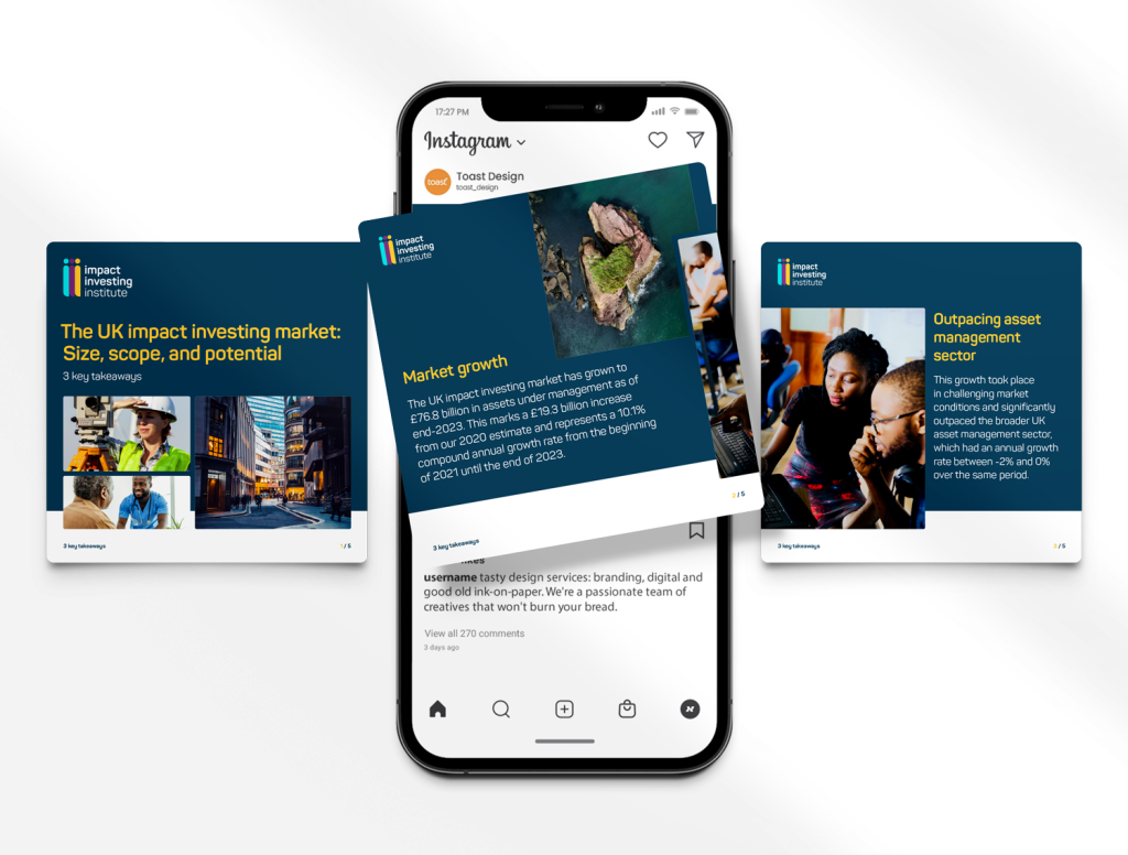 Social Media design example