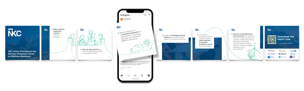 Social Media design example