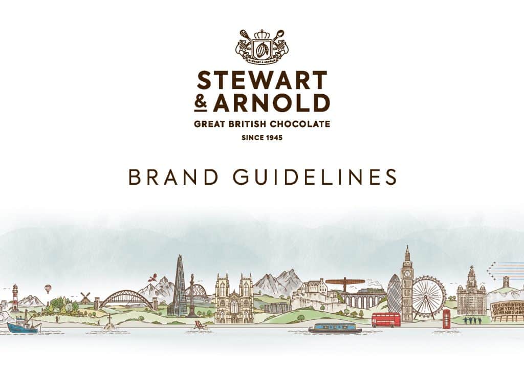 Brand guidelines design example