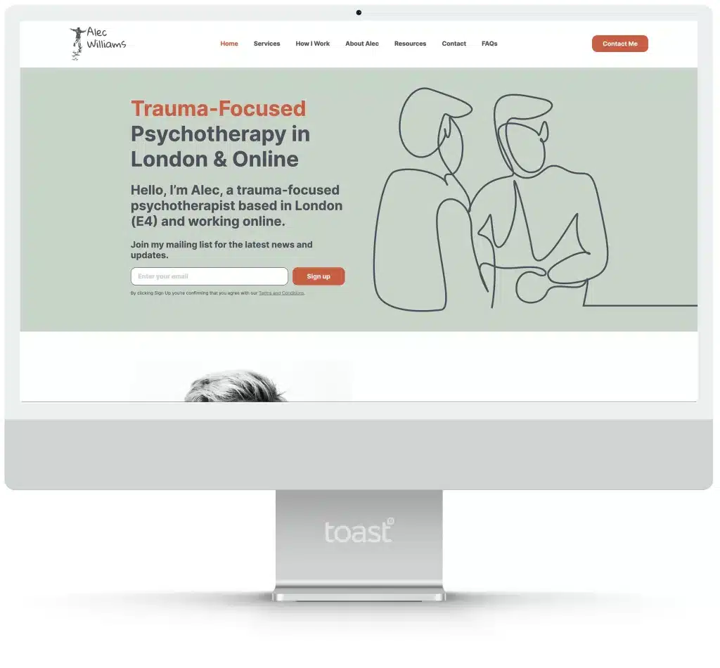 Websites design example