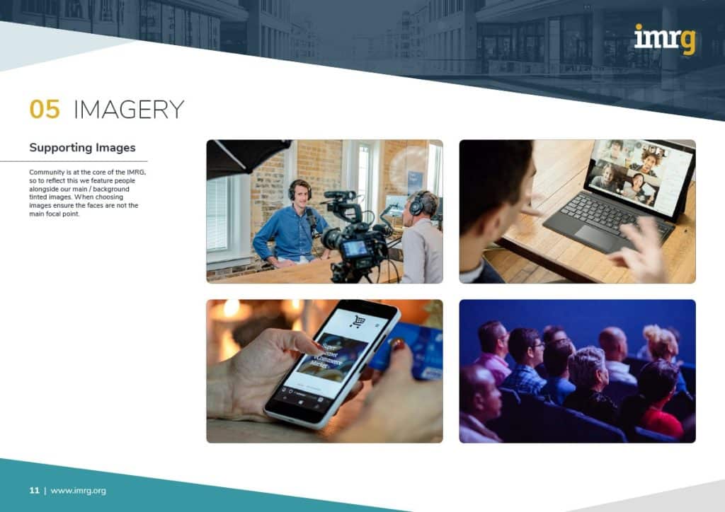 Brand guidelines design example